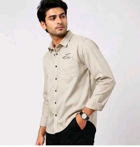 Stylish Men's Beige Shirt