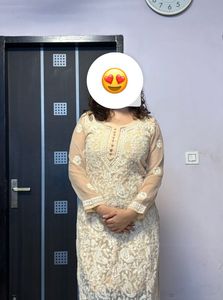 Elegant Chikankari Kurta Set