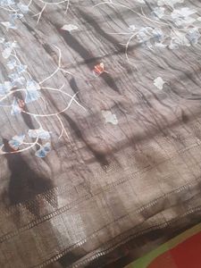 badalpuri Floral  design Saree
