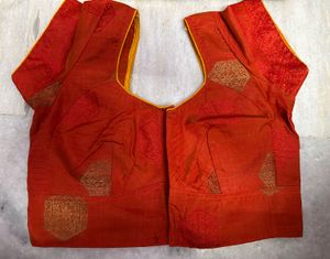 Vibrant Yellow &amp; Red Saree