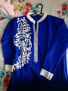 Navy Blue Kurti