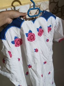 Cute Floral Night Suit