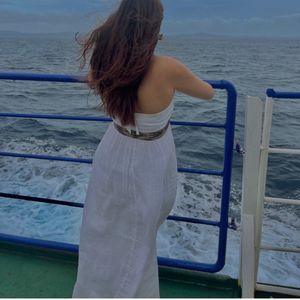 Flowy White Maxi Dress