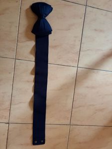 Women's Black Bow Belt