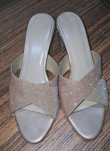 Lemon &amp; Pepper Block Heels