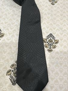 Classic Black Textured Tie