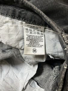 Wide Leg Black Denim Jeans