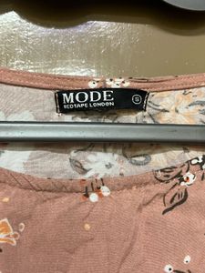 Pink Open Sleeve Dress - MODE