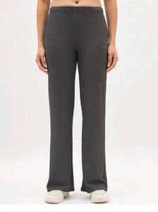 charcoal flared/wide leg pants ☆