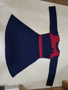 Girls' Adorable Bow Accent Dress