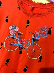 Cute rush Bunny Print T-Shirt