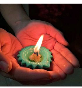 Silicone Diya - 12 Pcs Set, Unbreakable