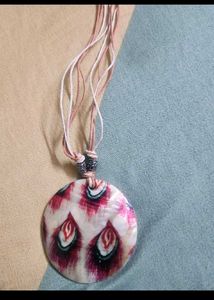 Boho Peacock Pendant Necklace