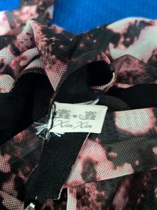 Abstract Printed Crop Top