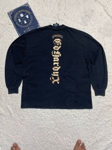 Men's Black Long Sleeve Graphic ed hardy tee