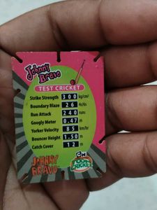Cheetos Johnny Bravo Toonzki Cricket Card