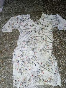 Floral Print Dress Material