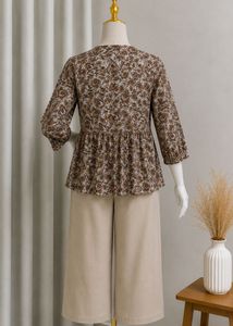 Women’s boho Peplum Top