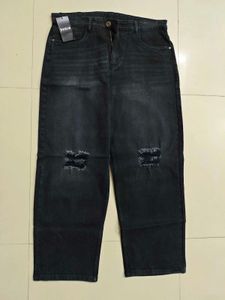 shein baggy jeans black