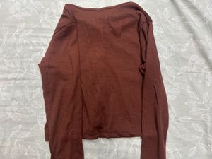 Ribbed Long Sleeve Top