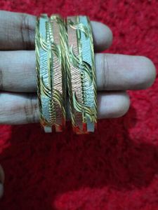 Tricolor Design Bangles