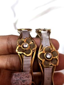 22. Golden-silver Bangles