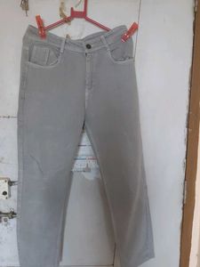 Light Gray Denim Jeans Mom fit