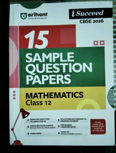Arihant Mathematics Class12 Sample Question Papers