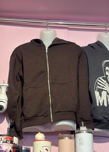 H&M Brown Zip-Up Hoodie
