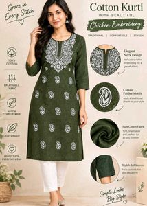 Embroidered Kurta Top