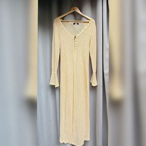 Boho Crochet Duster Long Shrug