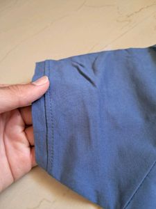 Men's Blue Strechable Tshirt