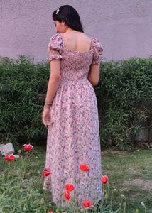 Floral Print Midi Dress