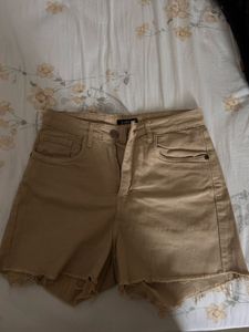 Zudio Frayed Hemline Shorts