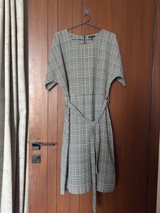 Stylish Plaid Dress