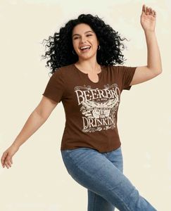 Brown "Beer Bro" Graphic Tee