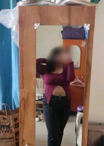 Maroon Full Sleeves Top