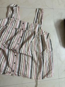 Striped Babydoll Top
