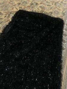 Sparkly Black Dupatta cum stall