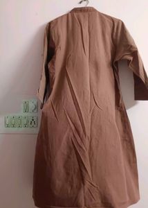 Pleated Front Button-Up Tunic