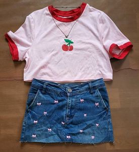 Cute Cherry Crop Top