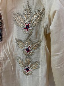 Anarkali Style Kurta With Inner And Embroidery