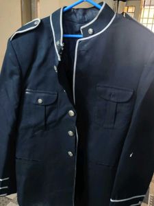 Stylish Navy Blue Ethnic Jacket
