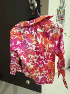 Vibrant Floral Print Shirt