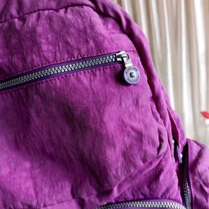 Purple Kipling Backpack