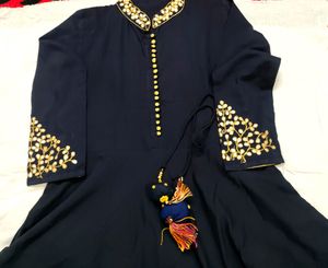 Full Flare Ethnic Gown For Indian Look