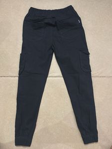 Men's Black Cargo Jogger Pants
