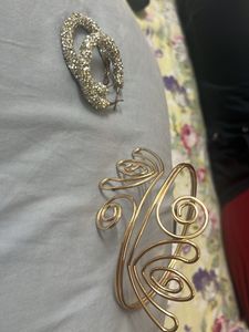 Chic Arm Cuff and Glittery Earrings