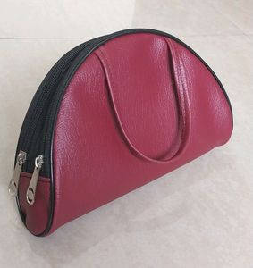 🆕️ Leather Pouch For Smartphone (Mehroon Colour)