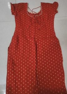 combo of 2 Red Ethnic Kurta